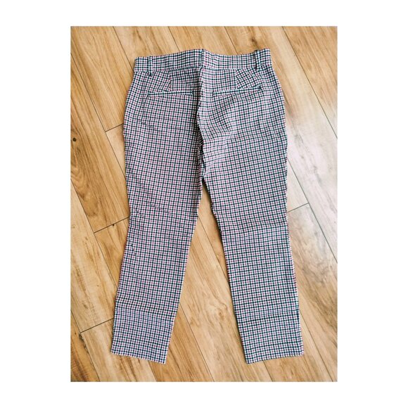 *NEW- GAP Golf Pants Sz 2 Petite - checkered/check gingham pattern ankle crop - Picture 3 of 9
